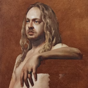 Raluca Neferu - Alejandro - Studiu de portret in ulei