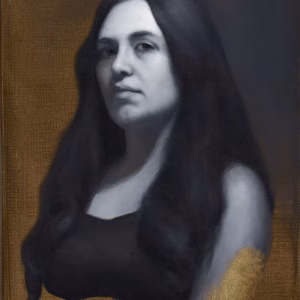 Raluca Neferu - Andreea - Studiu de Portret în Ulei