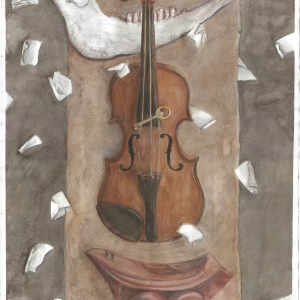 Raluca Neferu - Stradivarius - Studiu de natură moartă